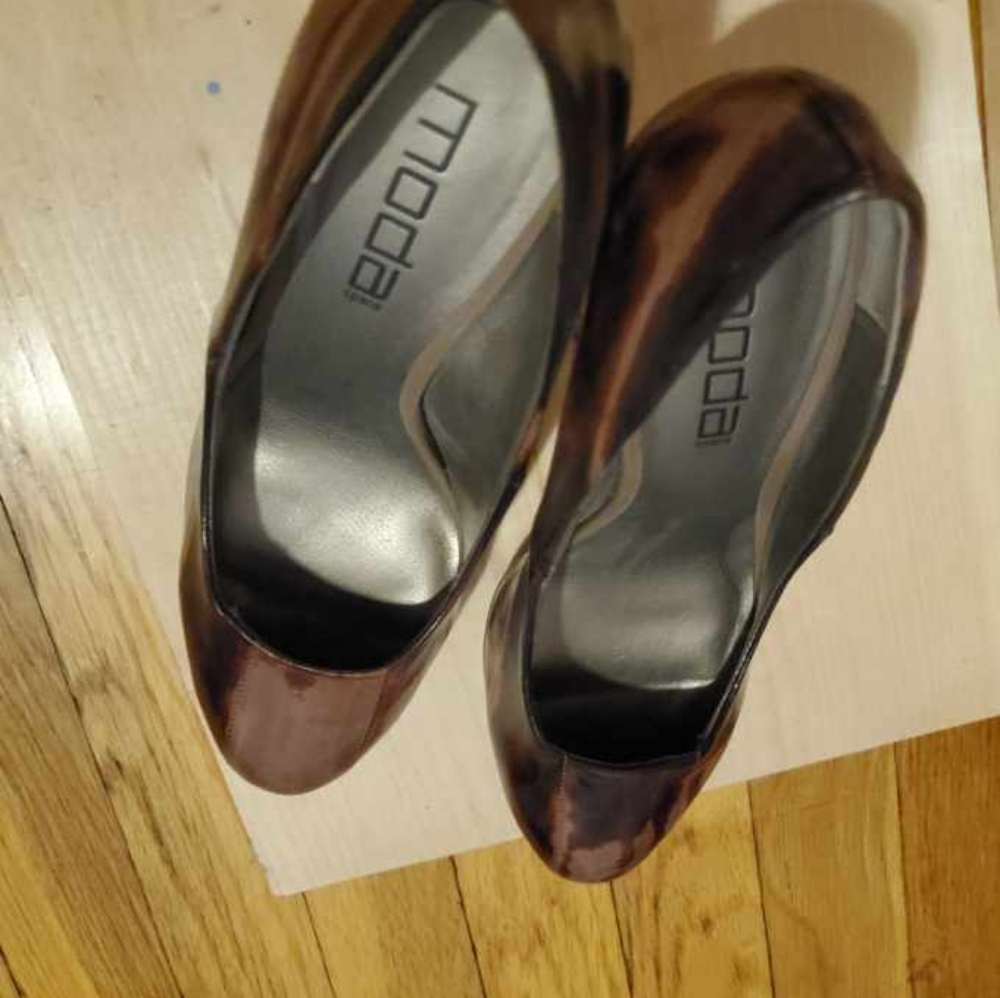 Brown heels